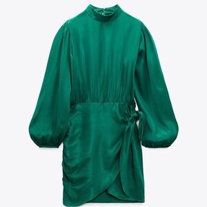 Zara Elegant Green Dress